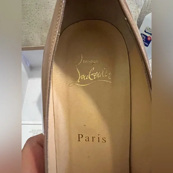 Christian Louboutin Decolette 554 85 Patent Heel Size 39 EU (8.5 US) - Picture 2 of 9